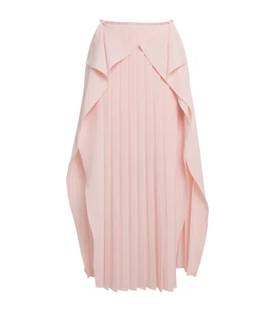 Voranida Pleated Mira Midi Skirt In Pink