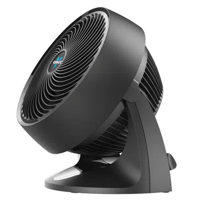 Vornado 3 Speed Electric Air Circulator Personal Fan In Matte Black