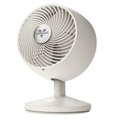 Vornado Omnio 7 Oscillating Fan With Omniwave Multi-axis Airflow, Aromatherapy Ready, Remote Control, 10 Spe In White