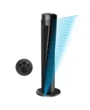 Vornado Osc54 Oscillating Tower Fan With Remote, 32 Inch, Quiet Powerful Fan, Oscillates 70º, 1-8h Timer, 4 In Black