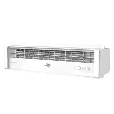 Vornado Portal Low Profile Window Fan With Exhaust Mode In White