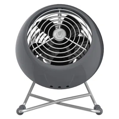Vornado Timeless Vfan Mini Modern Vintage Air Circulator Fan In Storm Gray