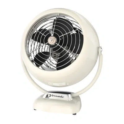 Vornado Timeless  Vfan Vintage Whole Room Air Circulator Floor Fan In Vintage White