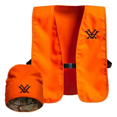 Vortex Blaze Vest And Beanie Combo In Orange