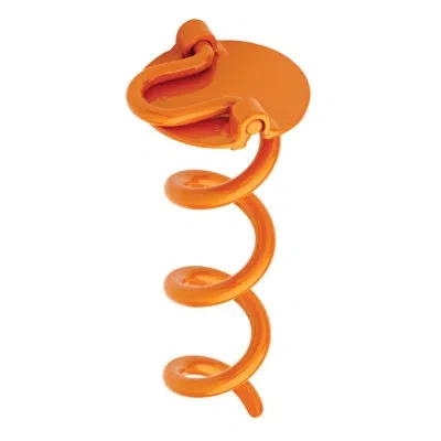 Vortex Folding Ring Spiral-anchor In Orange