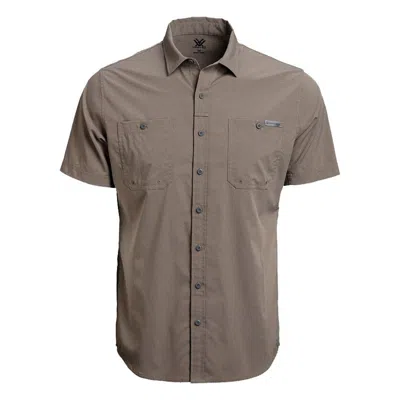 Vortex Men's  Alpine Cove Button Up Shirt In Brown