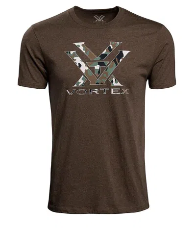 Vortex Men's  Camo Logo Shooting T-shirt In Brown