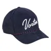 Vortex Men's  Large Script Corduroy Rope Adjustable Hat In Blue
