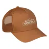 Vortex Men's  Peakline Silicone Logo Adjustable Hat In Brown