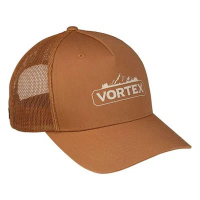Vortex Men's  Peakline Silicone Logo Adjustable Hat In Brown