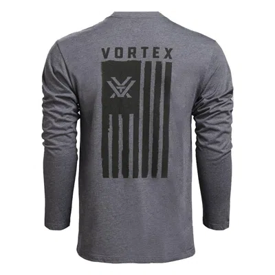 Vortex Men's  Salute Long Sleeve T-shirt In Gray