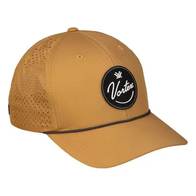 Vortex Men's  Script Logo Silicone Patch Adjustable Hat In Gold