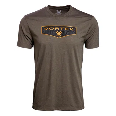Vortex Men's  Shield T-shirt In Brown
