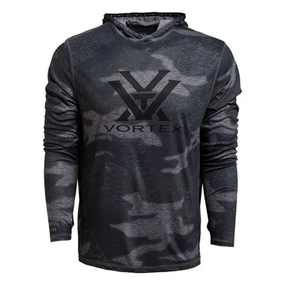 Vortex Men's  Sun Slayer Long Sleeve Hooded Shooting T-shirt In Black