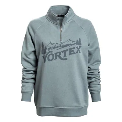 Vortex Women's  Graphic Long Sleeve 1/4 Zip In Gray