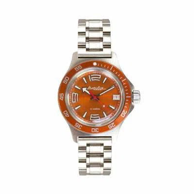 Pre-owned Vostok Amphibian 740383 Russian Diver Automatic Wristwatch - Usa Seller