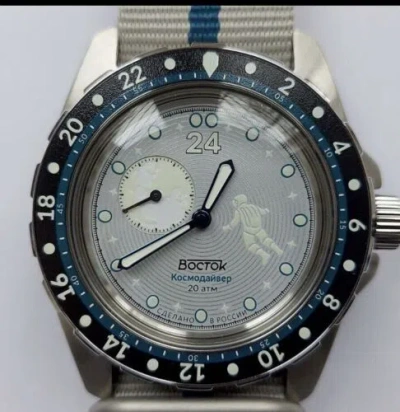 Pre-owned Vostok Cosmo Diver Watch Amfibia Cosmodiver