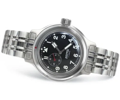 Pre-owned Vostok Diver Watch 72094a Black  Russian Diver Watch Automatic De