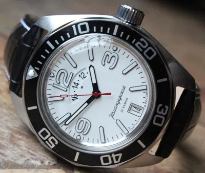 Pre-owned Vostok Komandirskie Diver Mechanical Automatic Winding Wrist Watch 030789