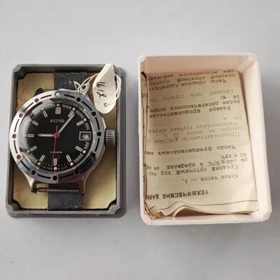 Pre-owned Vostok ☭ Watch  2416б Amphibian 21 Jewels Soviet Diver Ussr Vintage Serviced