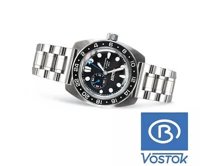 Pre-owned Vostok Batman Russian Automatic Amphibya 17036b Diver Watch