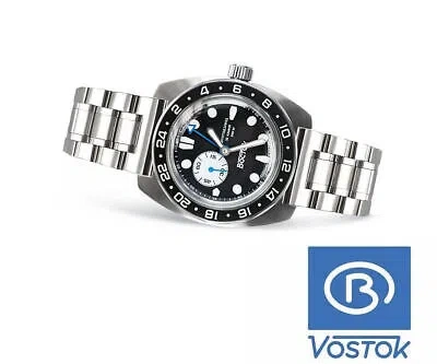 Pre-owned Vostok Batman Russian Automatic Amphibya 17037b Diver Watch