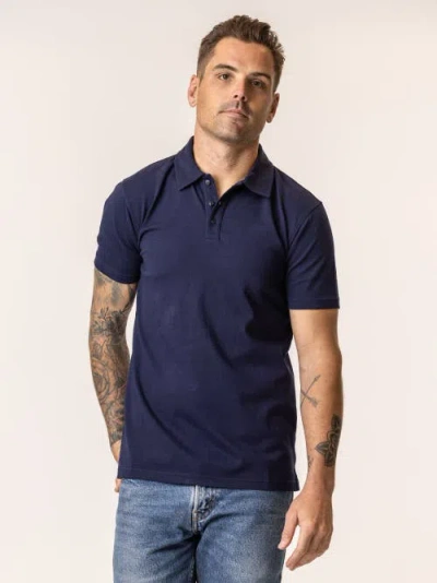 Vottera Organic Cotton Polo Shirts In Blue
