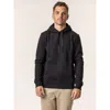 Vottera Organic Cotton Pullover Hoodies In Black