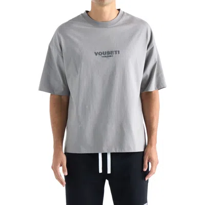 Vouseti Og Cotton Graphic T-shirt In Gray