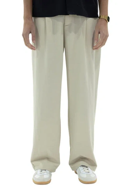 Vouseti Pleated Slacks In Blue