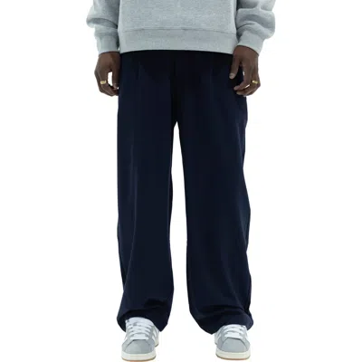 Vouseti Pleated Slacks In Blue
