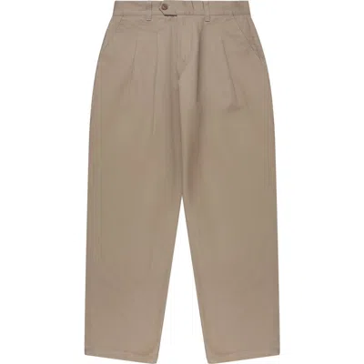 Vouseti Relax Fit Tailored Pants In Brown