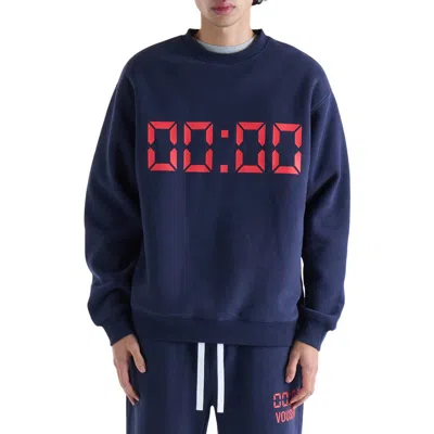 Vouseti Us Against Time Crewneck Sweatshirt In Black