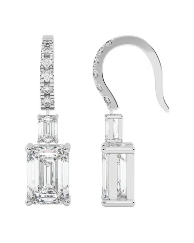 Vowe 14k 12.00 Ct. Tw. Lab-grown Diamond Earrings In Silver