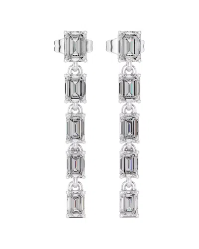 Vowe 14k 3.00 Ct. Tw. Lab-grown Diamond Earrings In Silver