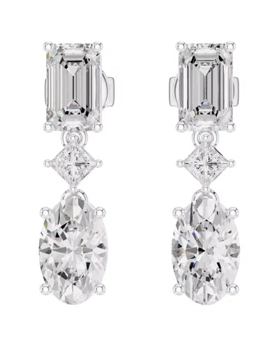 Vowe 14k 3.12 Ct. Tw. Lab-grown Diamond Earrings In White