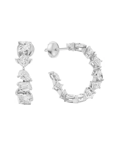 Vowe 14k 4.50 Ct. Tw. Lab-grown Diamond Earrings In White