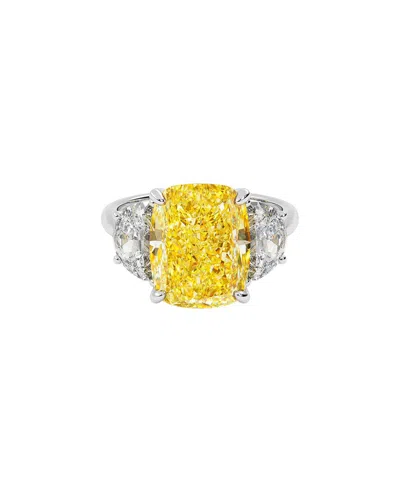 Vowe 14k 6.50 Ct. Tw. Lab-grown Diamond Ring In Yellow
