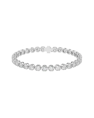 Vowe 14k 7.00 Ct. Tw. Lab-grown Diamond Bracelet In Metallic