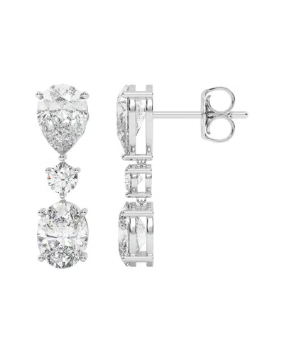 Vowe 14k 9.00 Ct. Tw. Lab-grown Diamond Earrings In White
