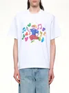 Vowels 3d T-shirt In Multi