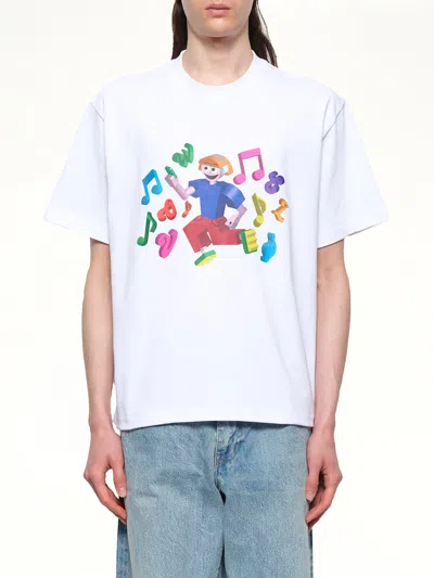 Vowels 3d T-shirt In Multi