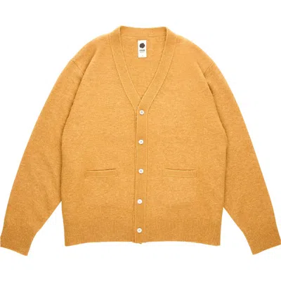 Vowels Alpaca Blend Cardigan In Orange
