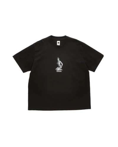 Vowels Audible Friction Tee In Black