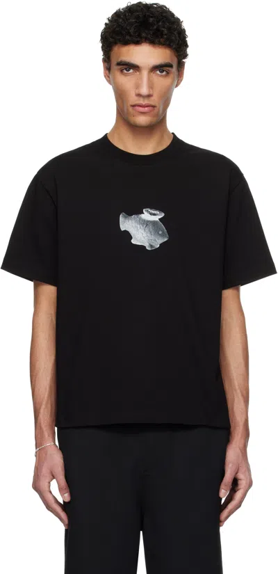 Vowels Black Ceramic T-shirt In #99 Black