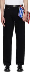 Vowels Black Og Jeans In Black