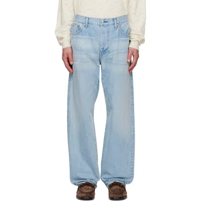 Vowels Blue Baggy Jeans