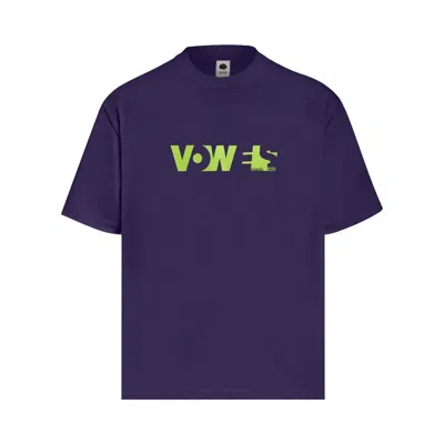Pre-owned Vowels Blur Tee 'navy' | Blue | Men's Size 3