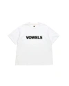 Vowels Blur Tee In White