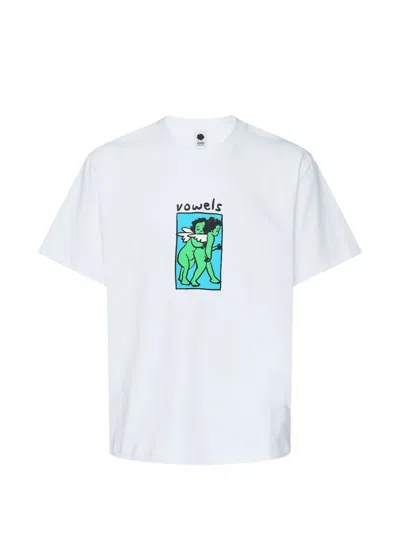 Vowels Cherub Graphic-print T-shirt In White